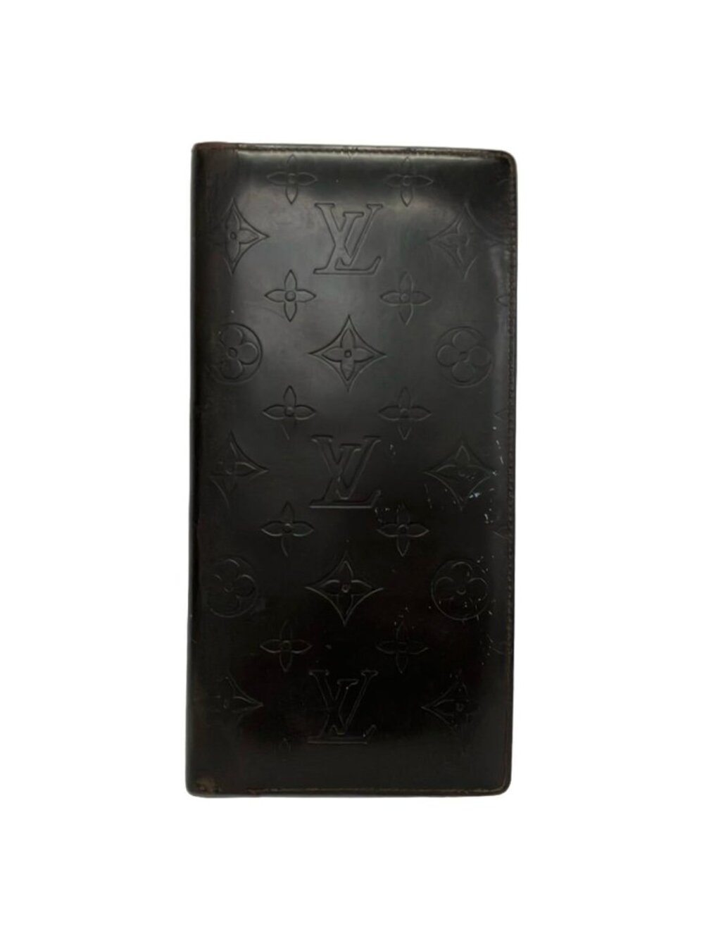 Louis Vuitton Wallet Monogram Glace Portefeuille Double Cafe Cotton